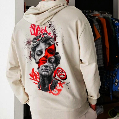 Rizzin's Urban Bloodline Unveiling Streetwear's Dark Aura Hoodie