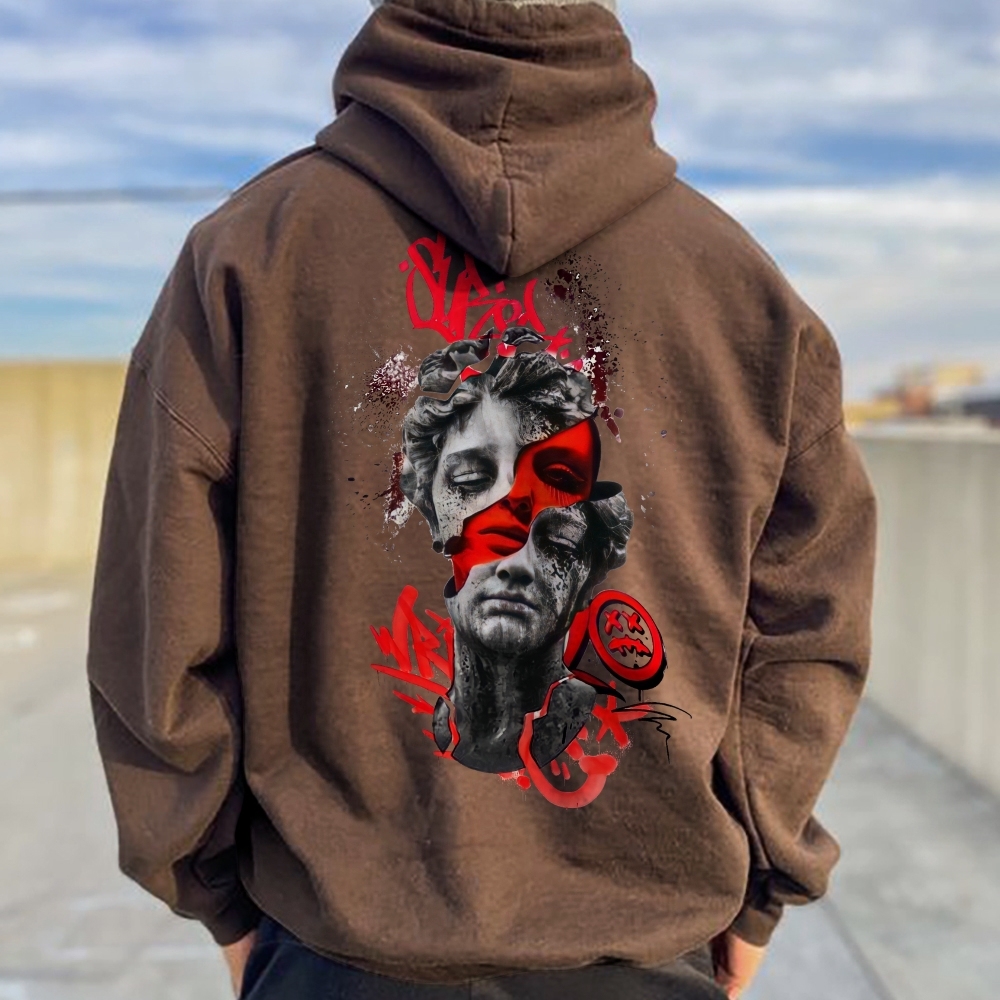 Rizzin's Urban Bloodline Unveiling Streetwear's Dark Aura Hoodie