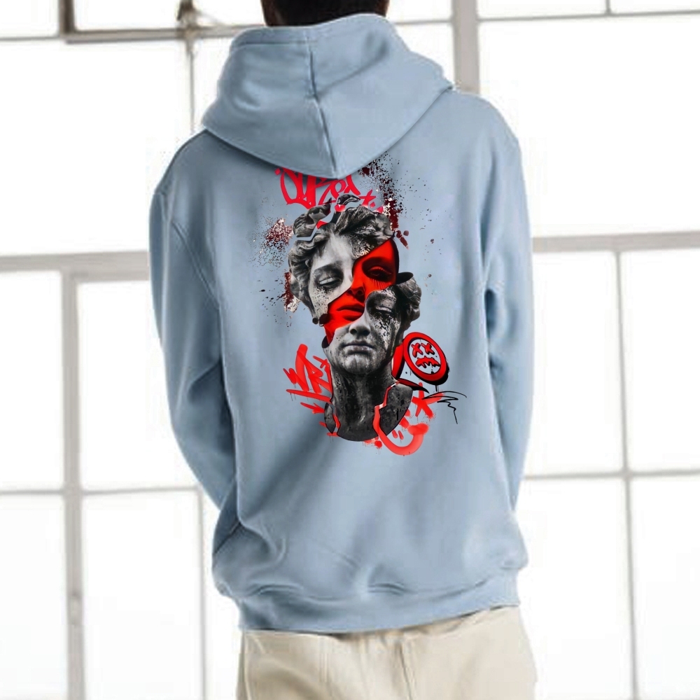 Rizzin's Urban Bloodline Unveiling Streetwear's Dark Aura Hoodie