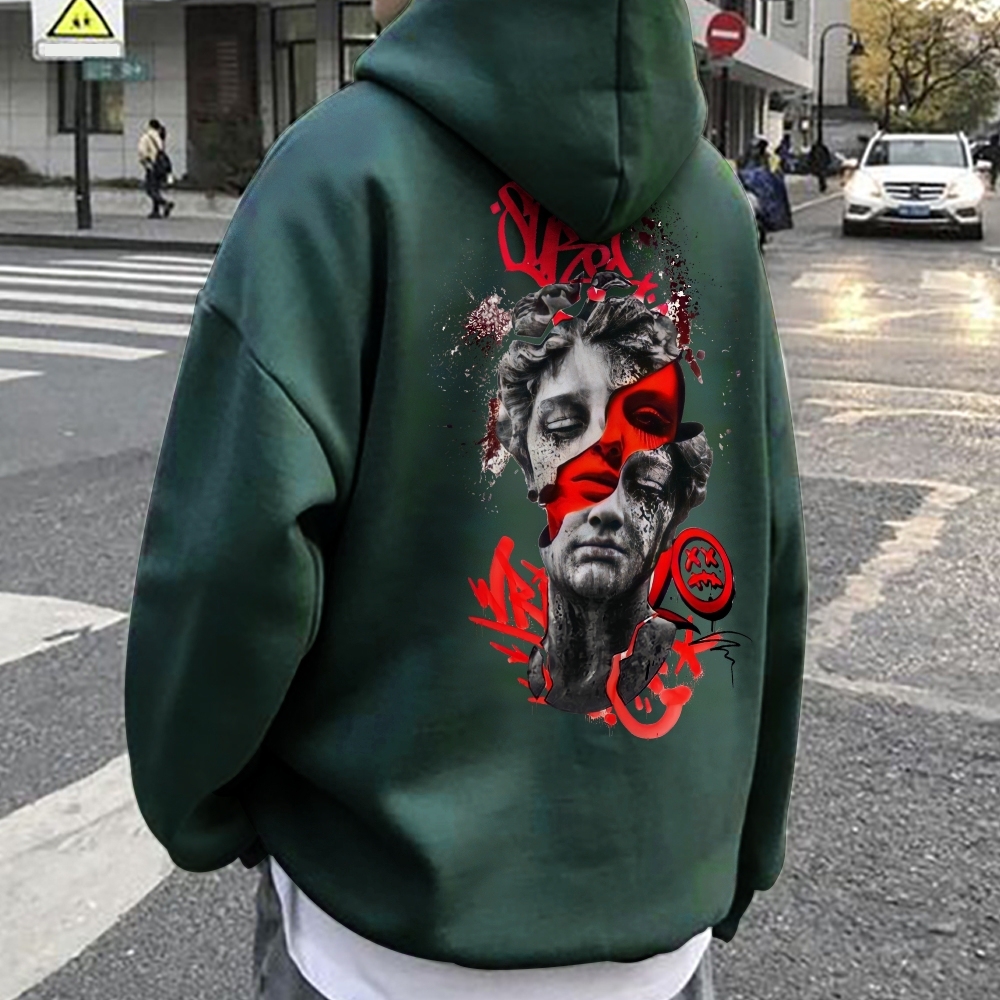 Rizzin's Urban Bloodline Unveiling Streetwear's Dark Aura Hoodie