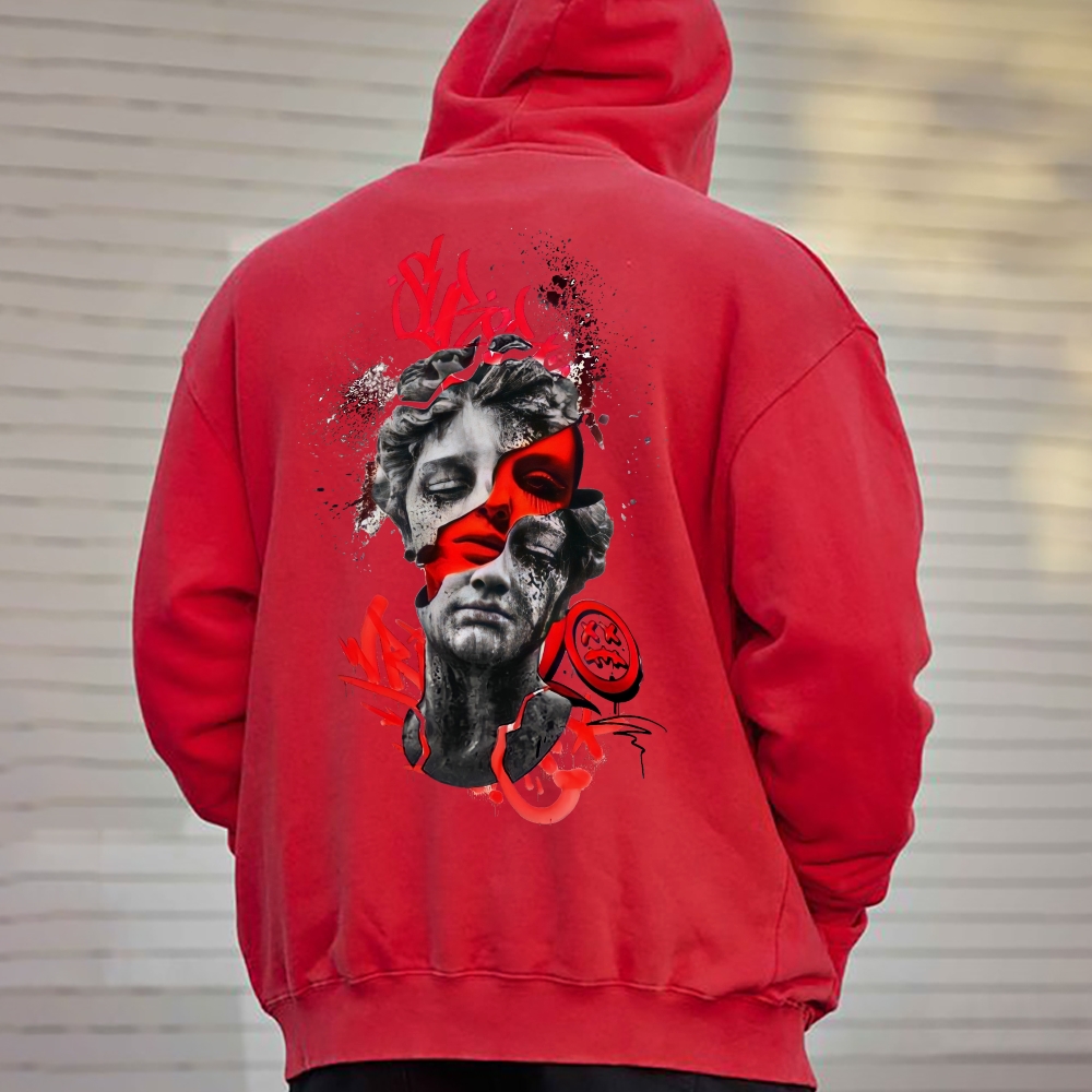 Rizzin's Urban Bloodline Unveiling Streetwear's Dark Aura Hoodie