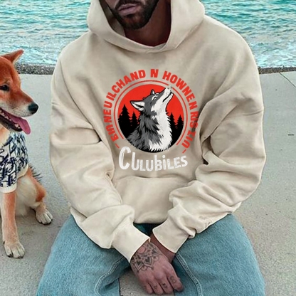 Clubiles Emmeuilchand Howen Howlin Riddle Urban Wolf Hoodie Collection