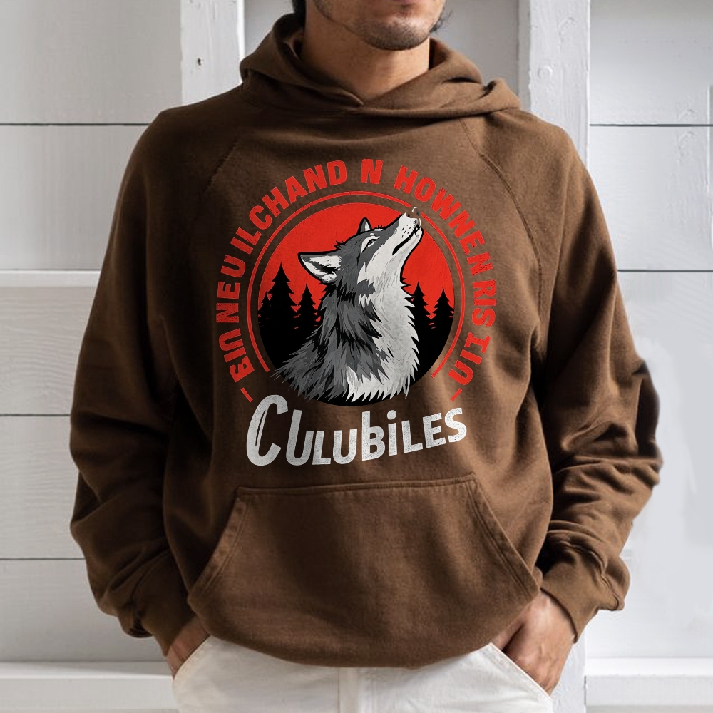 Clubiles Emmeuilchand Howen Howlin Riddle Urban Wolf Hoodie Collection