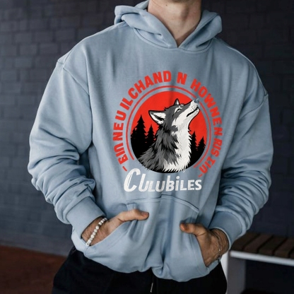 Clubiles Emmeuilchand Howen Howlin Riddle Urban Wolf Hoodie Collection