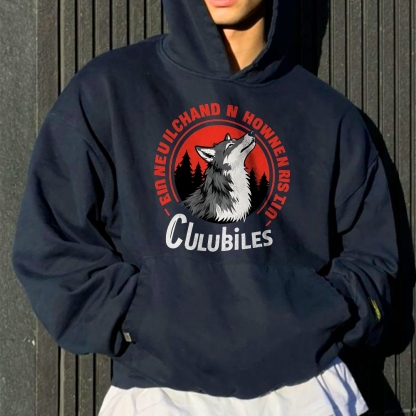 Clubiles Emmeuilchand Howen Howlin Riddle Urban Wolf Hoodie Collection