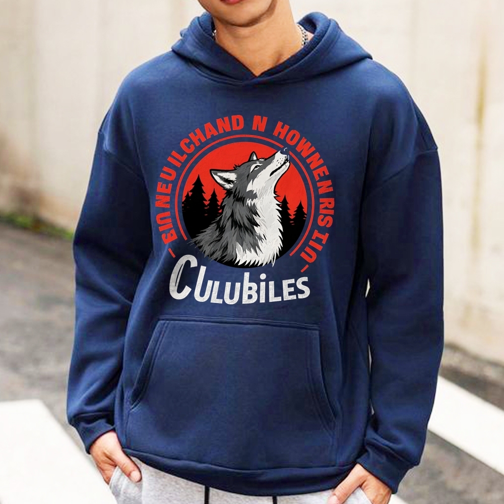 Clubiles Emmeuilchand Howen Howlin Riddle Urban Wolf Hoodie Collection