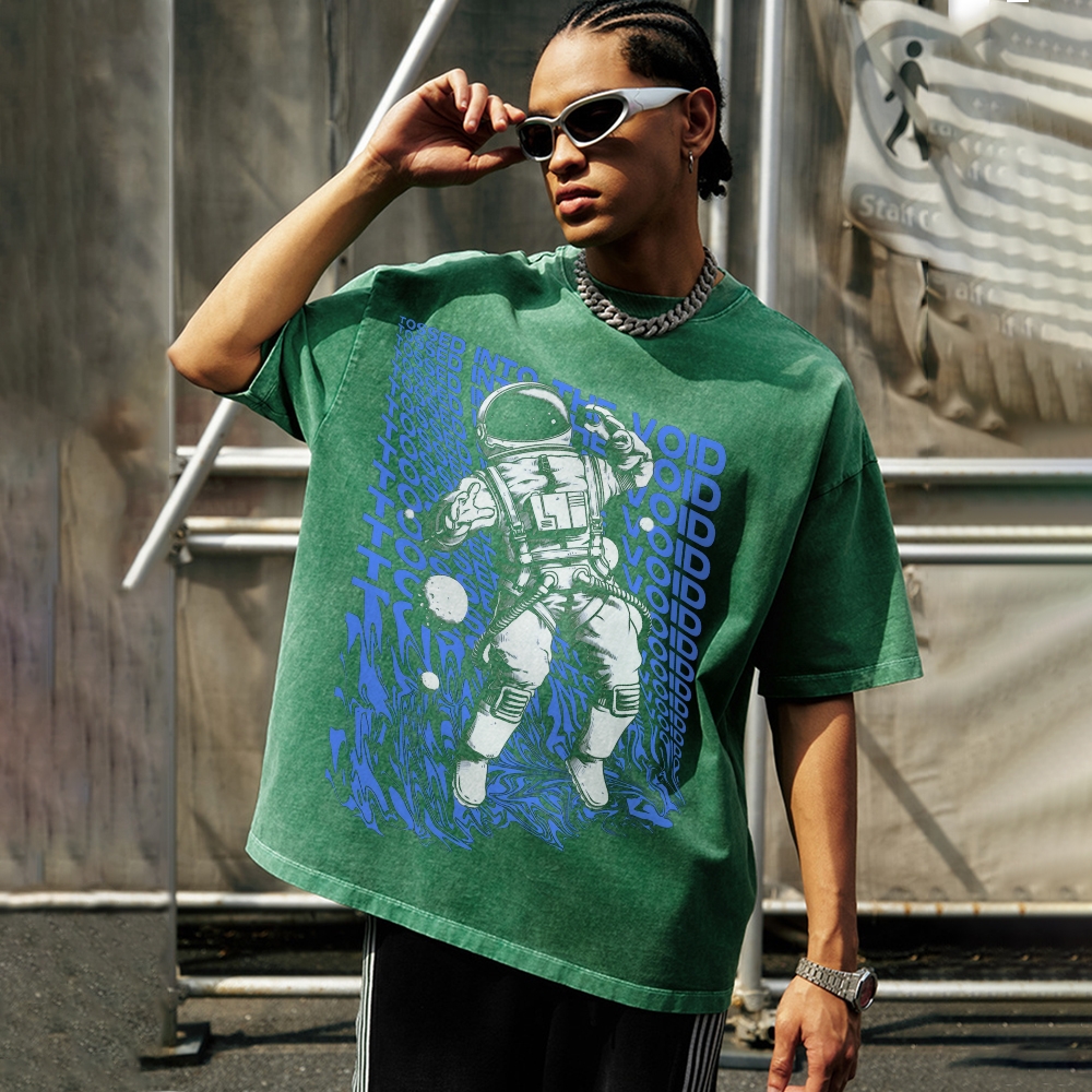 Tossed Into The Void Explore The Unknown Space Washed Pods T-shirt