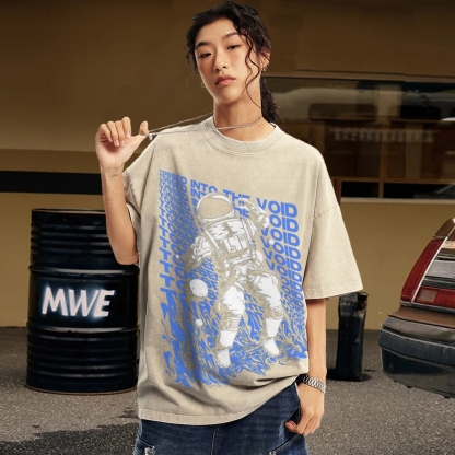 Tossed Into The Void Explore The Unknown Space Washed Pods T-shirt