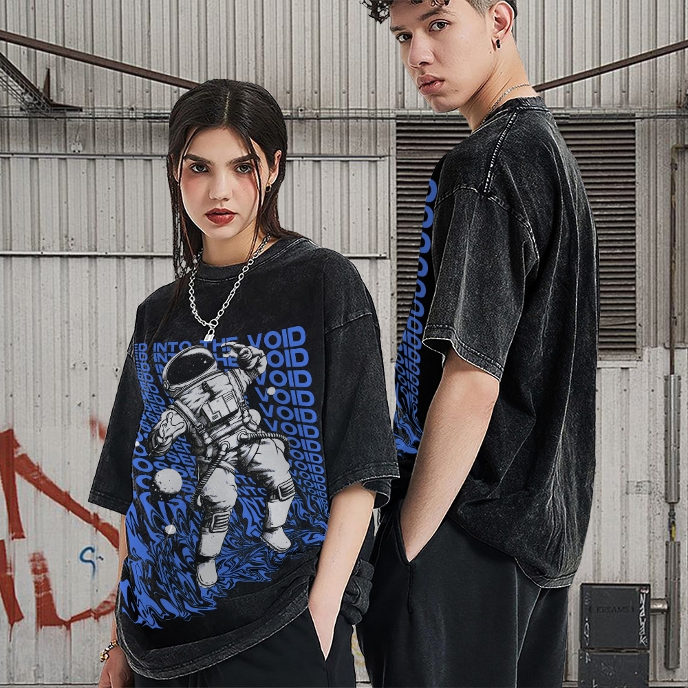 Tossed Into The Void Explore The Unknown Space Washed Pods T-shirt