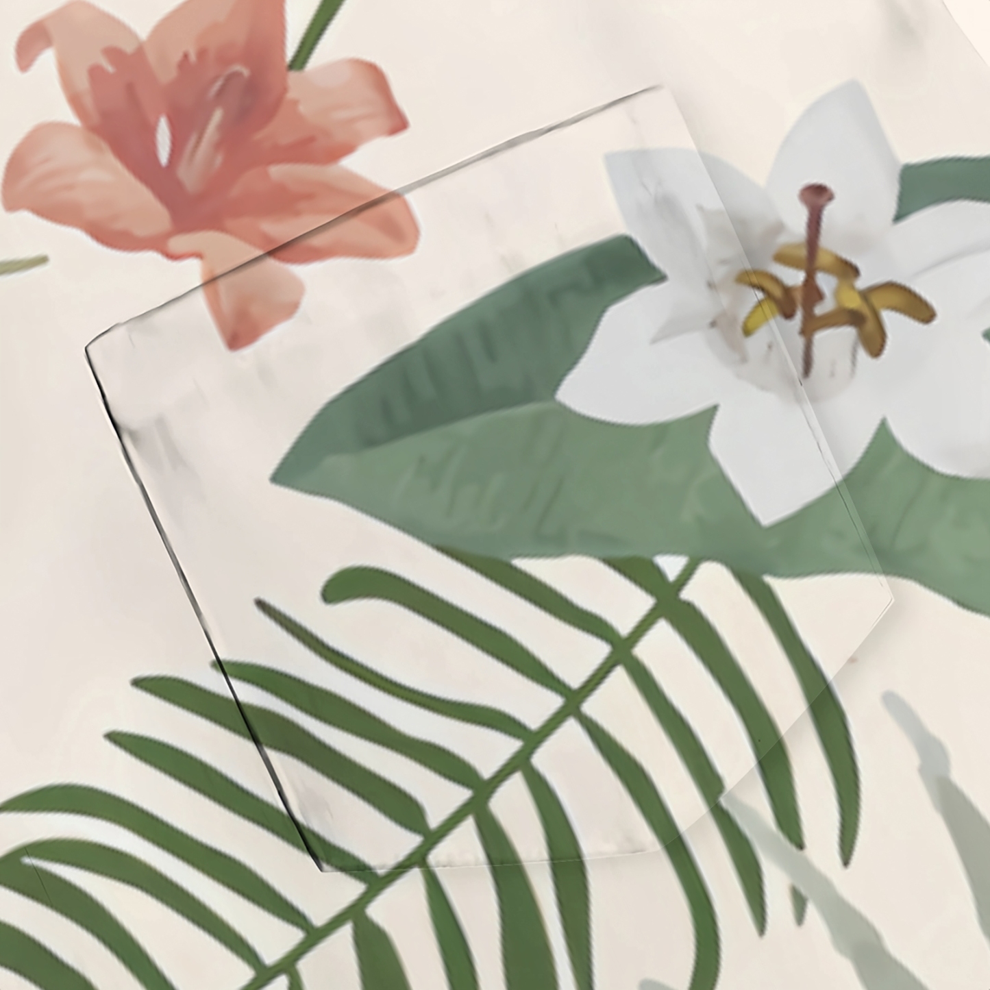 Breezy Coconut Leaf Men's Vacation-Ready Tropical Shirt 