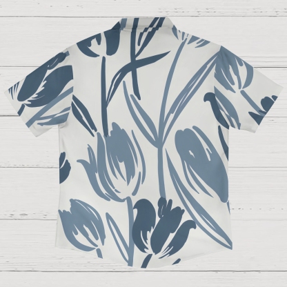 Coastal Adventure Men's Casual Shirt