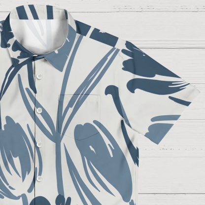 Coastal Adventure Men's Casual Shirt