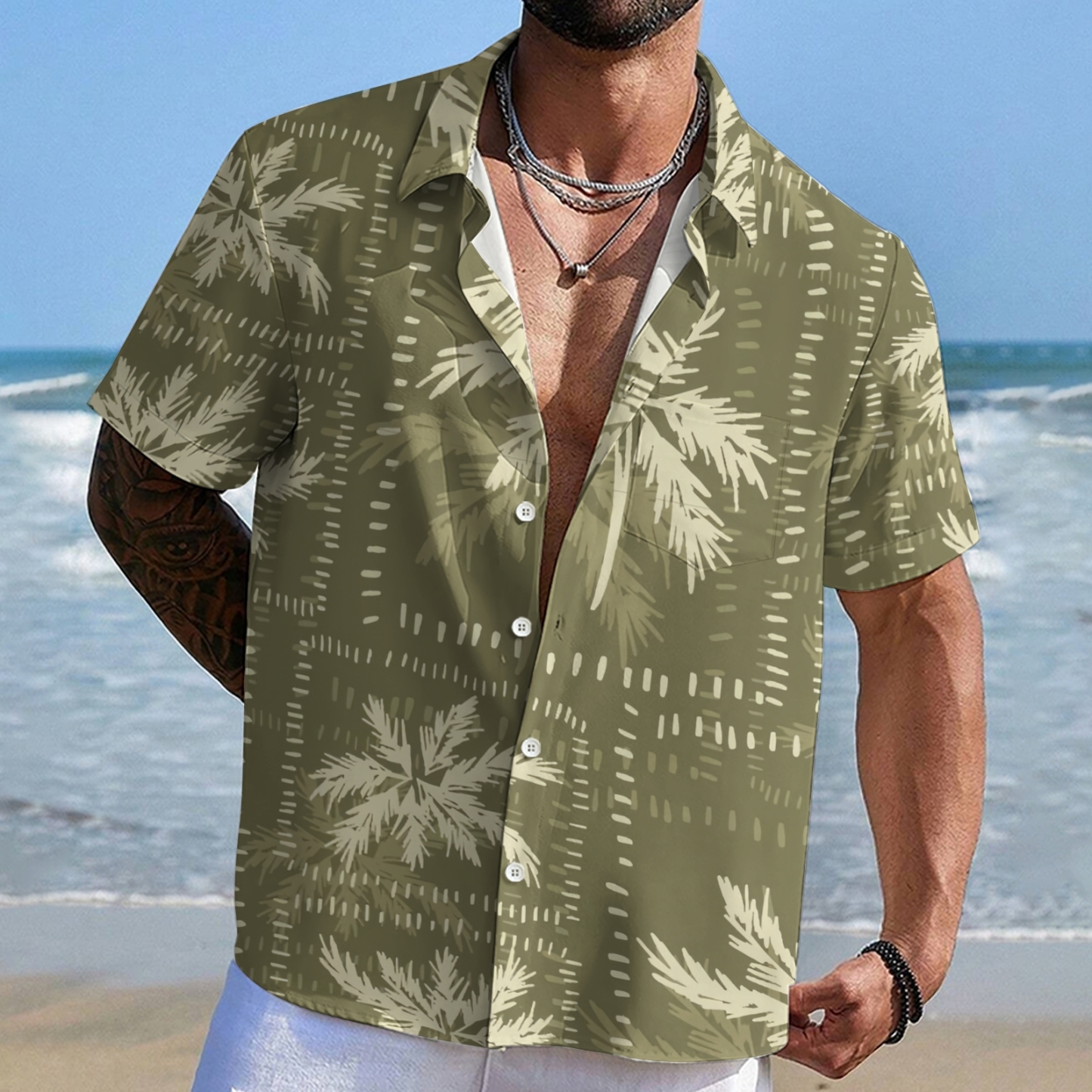 Palm Perfection Shirt Sun-Kissed Style Pods Shirt