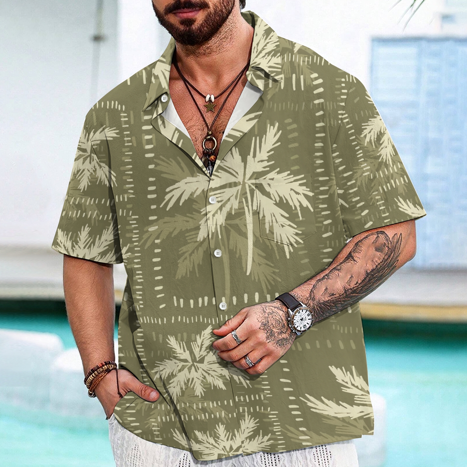 Palm Perfection Shirt Sun-Kissed Style Pods Shirt