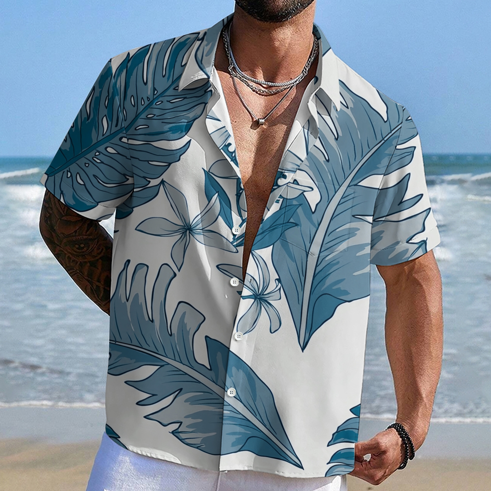 Swaying Palms Shirt Laid-Back Luxury Pods Shirt