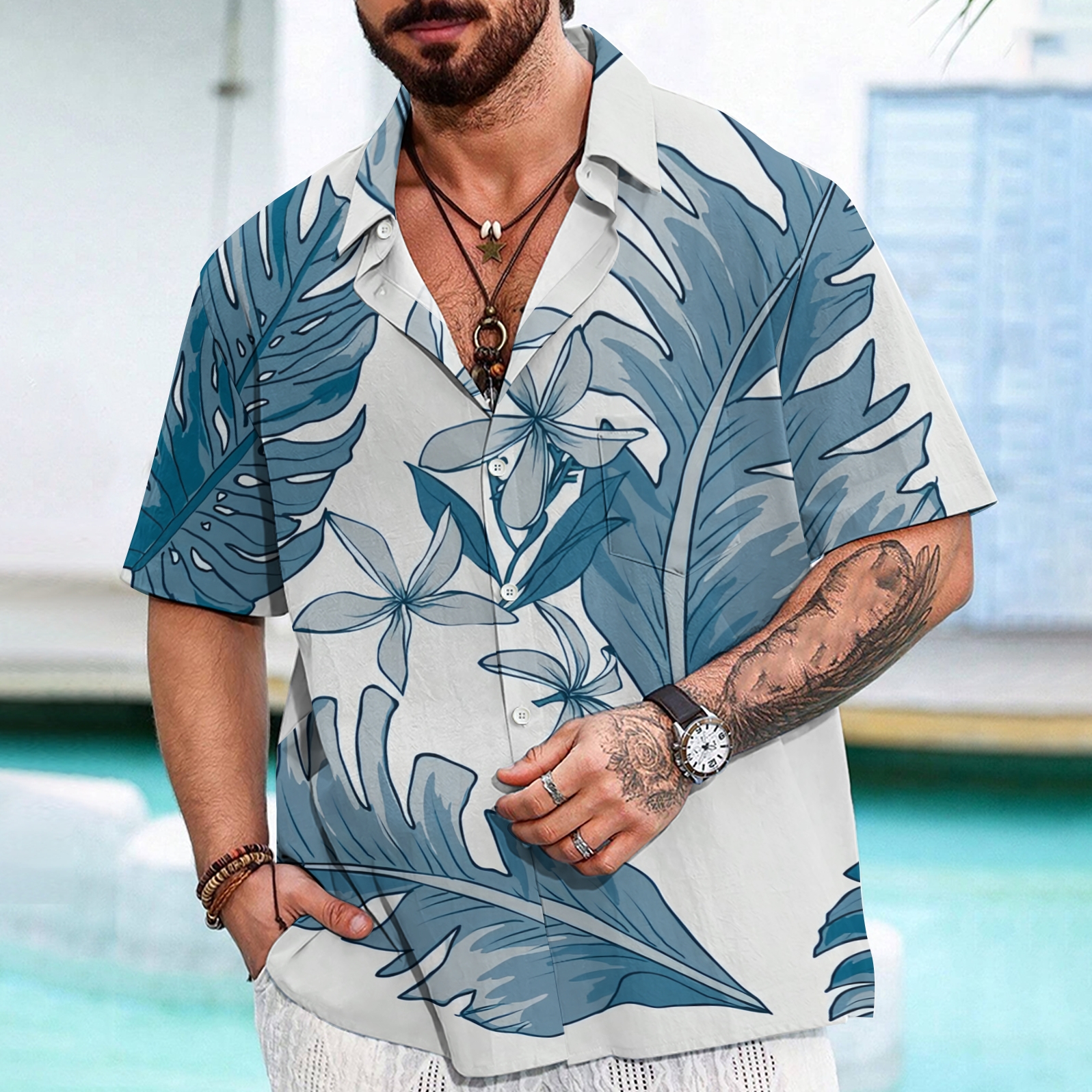 Swaying Palms Shirt Laid-Back Luxury Pods Shirt