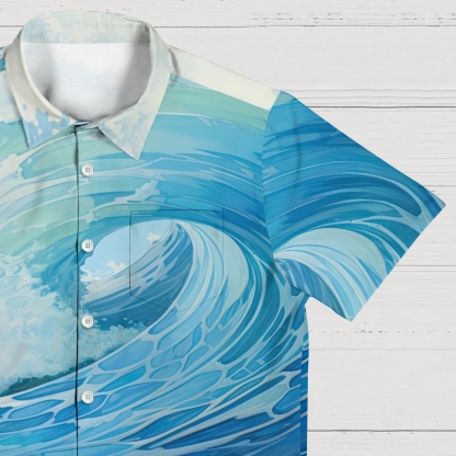 Wave Rider Shirt Catching the Aloha Spirit Pods Shirt
