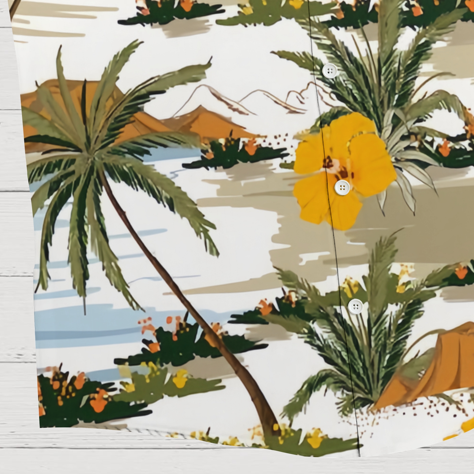 Hibiscus Horizon Shirt Floral Fantasy Pods Shirt