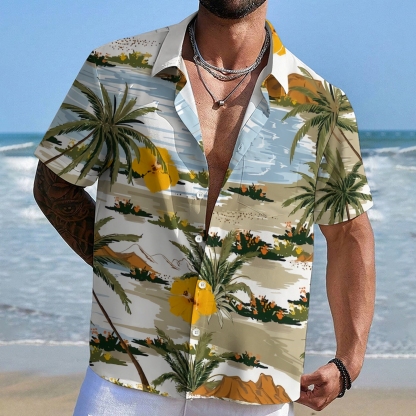 Hibiscus Horizon Shirt Floral Fantasy Pods Shirt