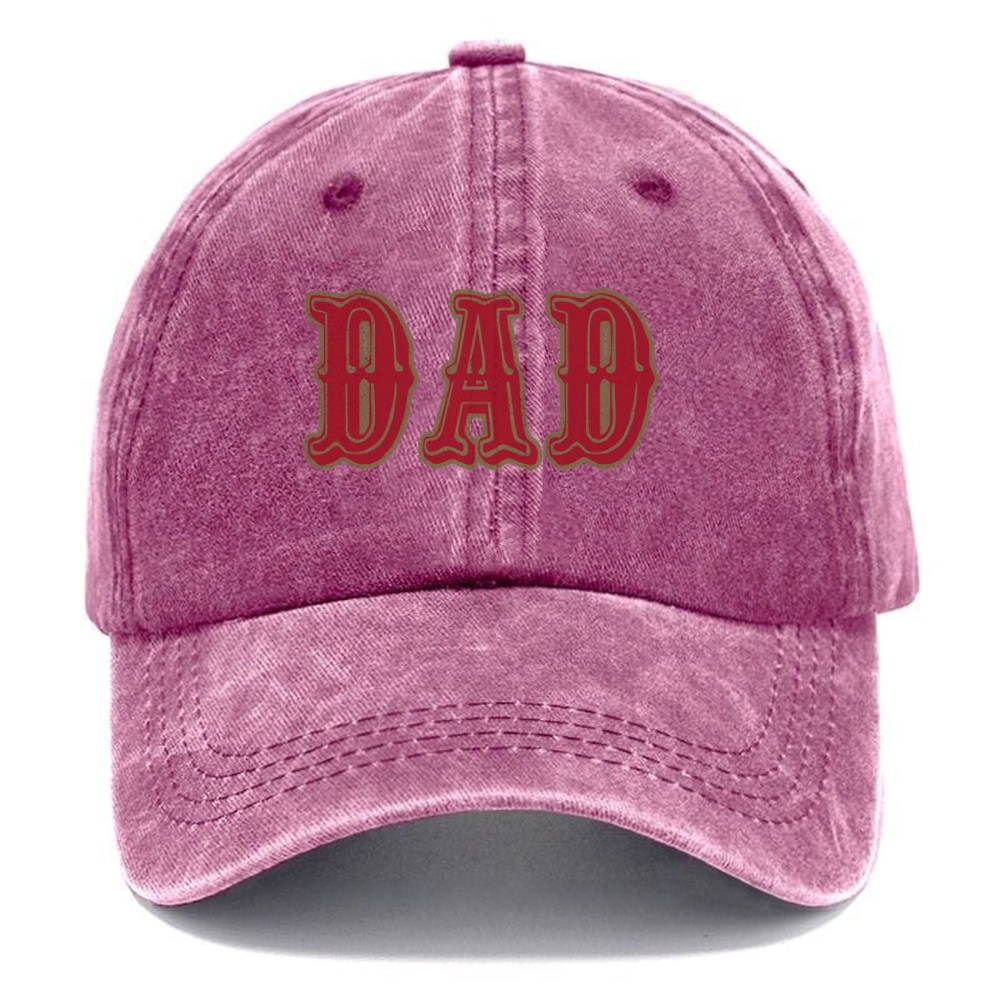 Happy Father's Day Funny Adjustable Vintage Washed denim material Cap
