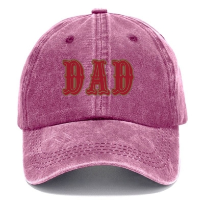Happy Father's Day Funny Adjustable Vintage Washed denim material Cap
