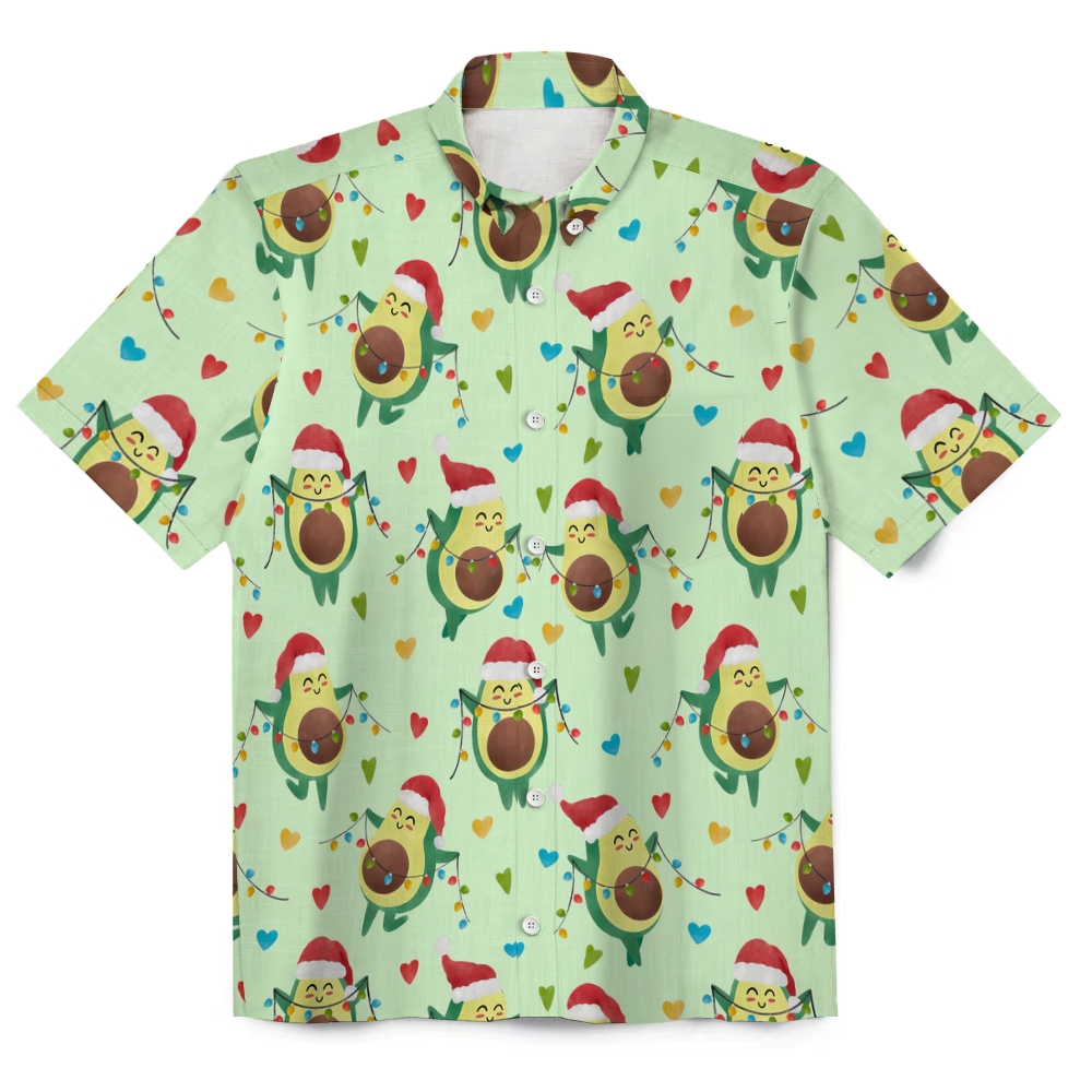 Casual Button Up Vintage Summer Men's Funny Linen Short Sleeve Shirt