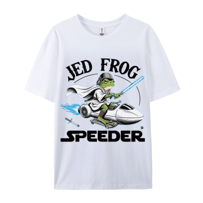 Jedi frog speeder Men's Funny 100% Cotton T-shirt