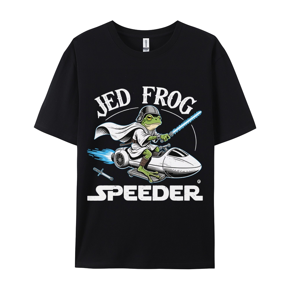 Jedi frog speeder Men's Funny 100% Cotton T-shirt
