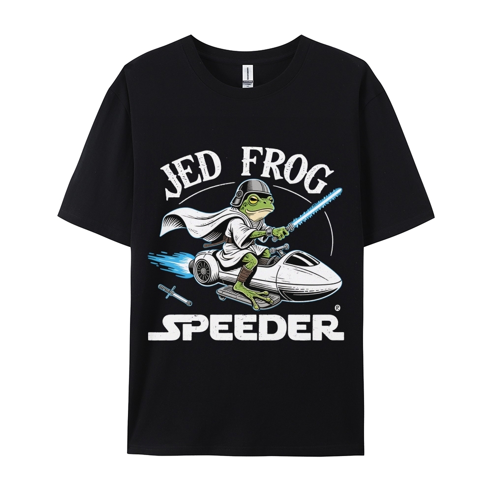 Jedi frog speeder Men's Funny 100% Cotton T-shirt