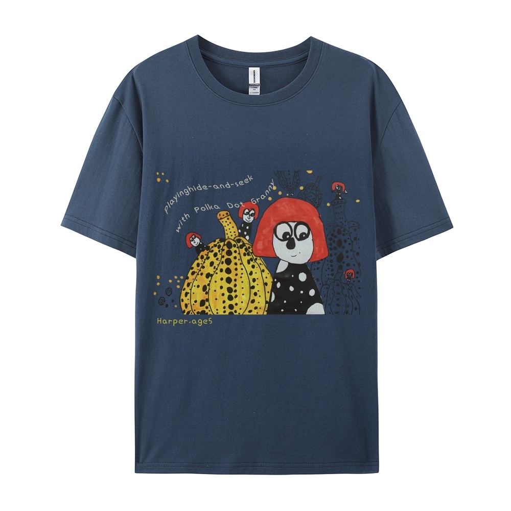 Polka Dot Queen - Yayoi Kusama Hand Painted Art from a Child's Mind T-shirt