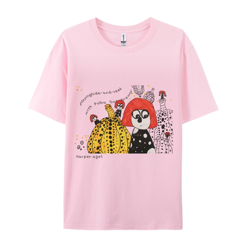 Polka Dot Queen - Yayoi Kusama Hand Painted Art from a Child's Mind T-shirt