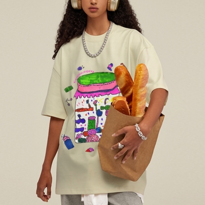 Jars Full Of Candy Hand Painted Art from a Child's Hands T-shirt