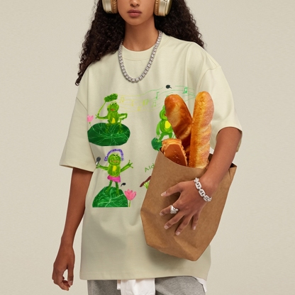 Concert On The Pond Hand Painted Art from a Child's Hands Washed T-shirt