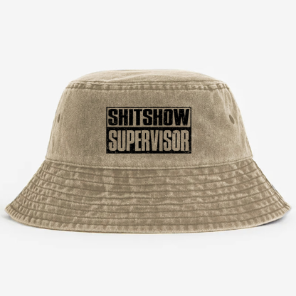 Shit Show Supervisor Exclusive Custom Bucket Hat Unmatched Comfort and Style