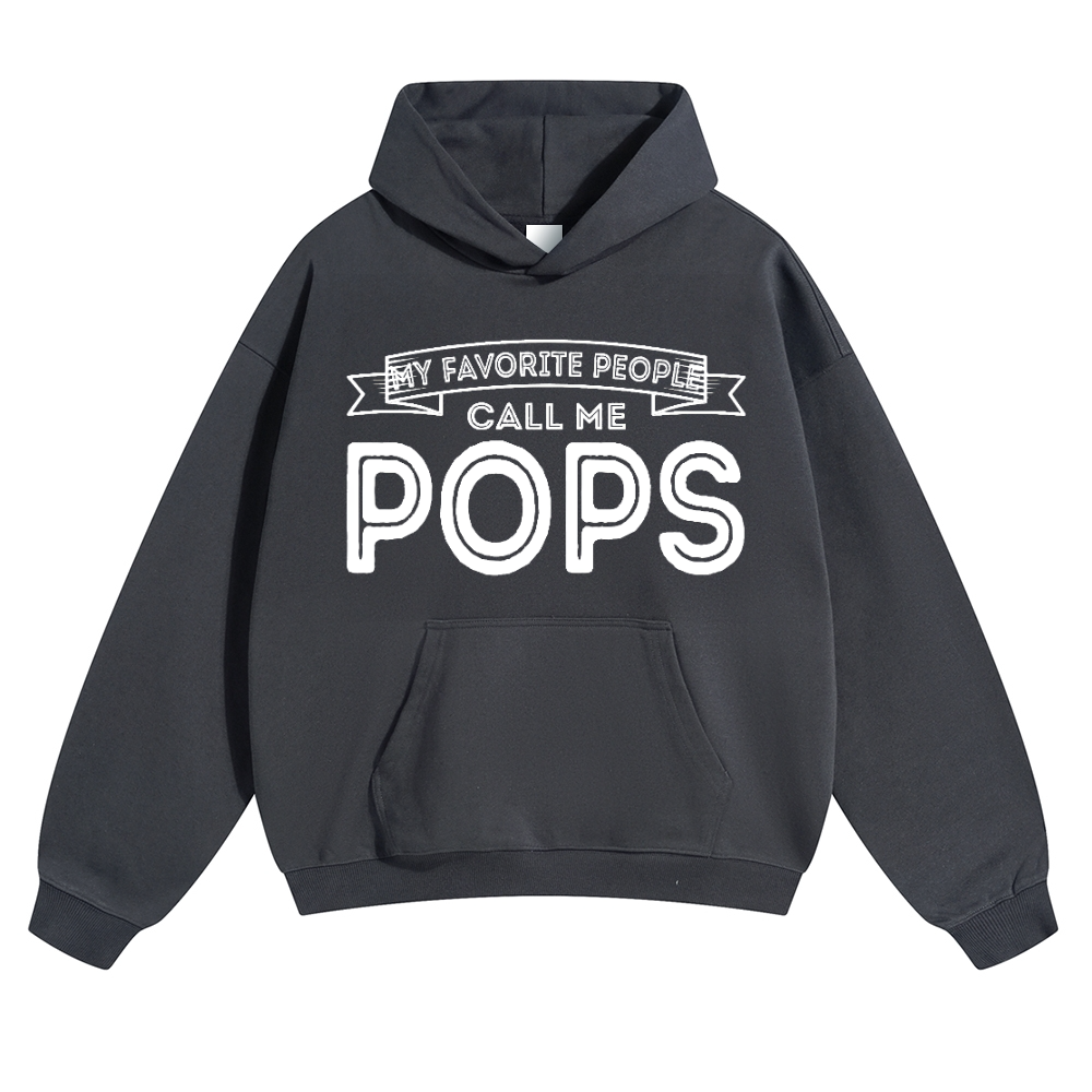My Favorite People Call Me Pops Pods Hoodie