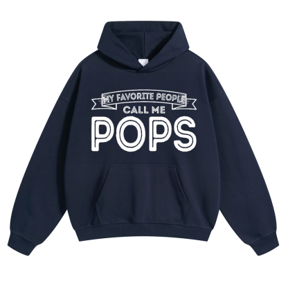 My Favorite People Call Me Pops Pods Hoodie