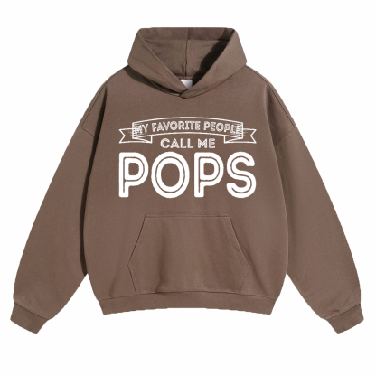 My Favorite People Call Me Pops Pods Hoodie