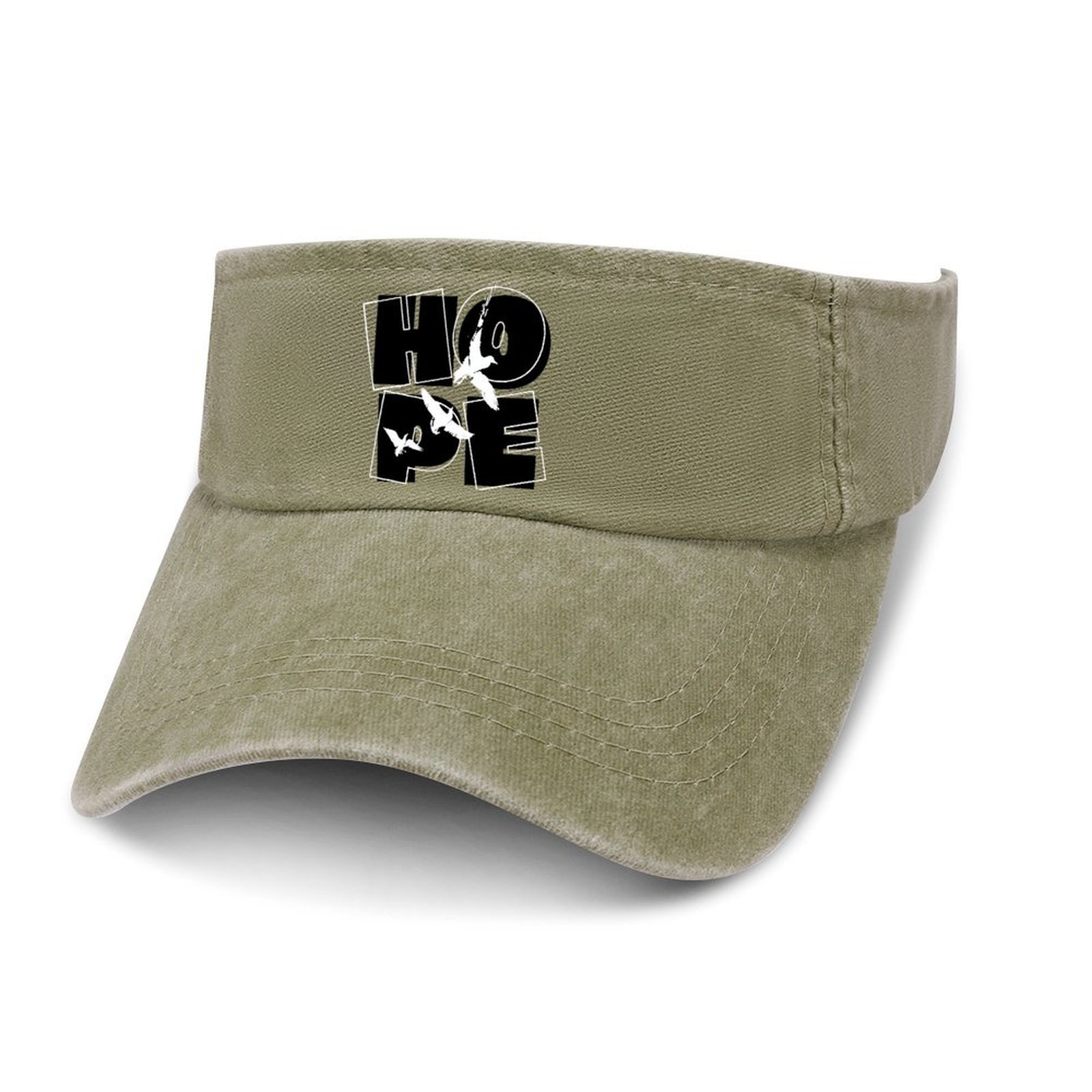 Adjustable Cotton Sun Visor Hat for Men Women