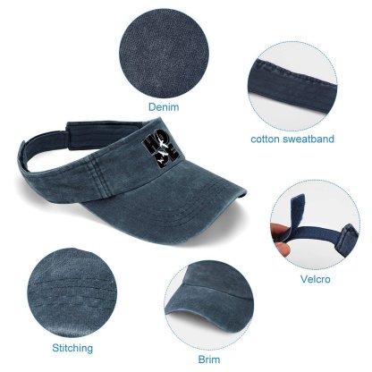 Adjustable Cotton Sun Visor Hat for Men Women