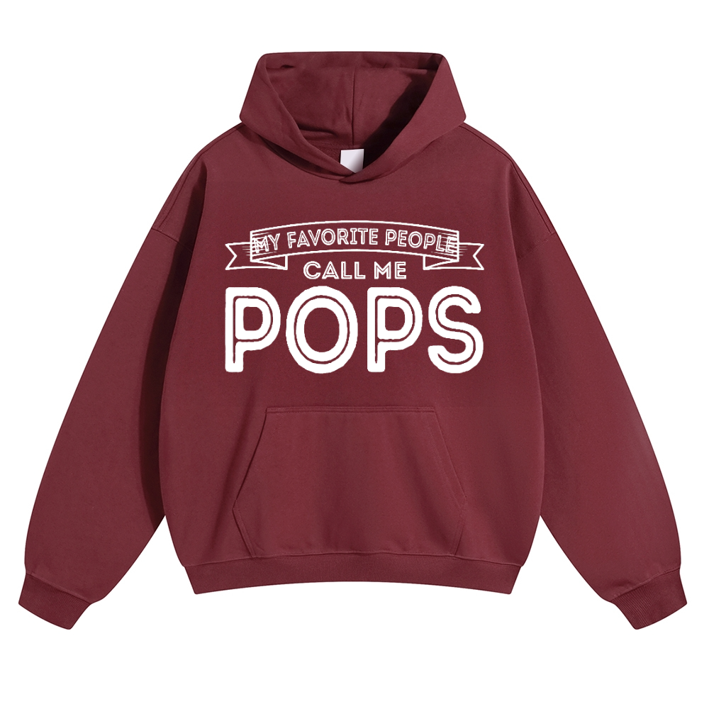 My Favorite People Call Me Pops Pods Hoodie