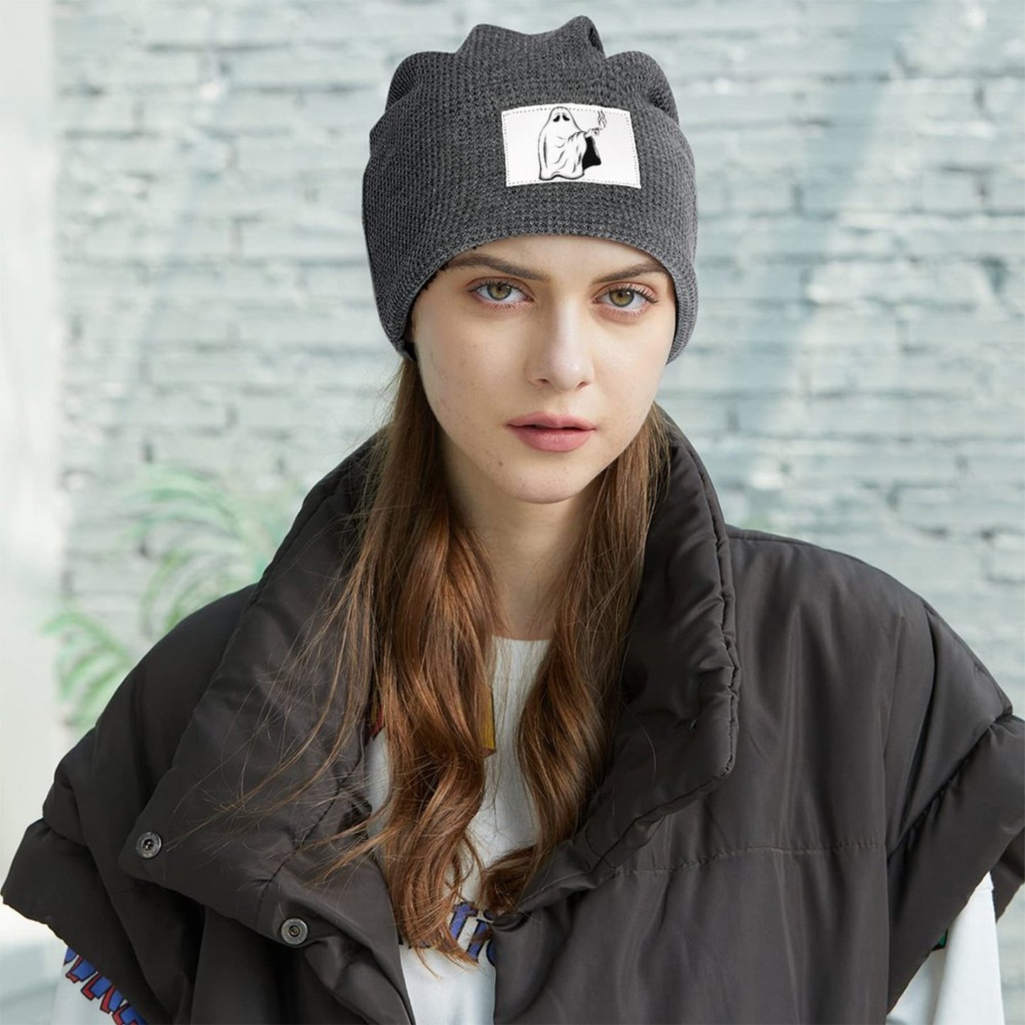 Winter Hats Plush Lined Beanie Knit Chunky