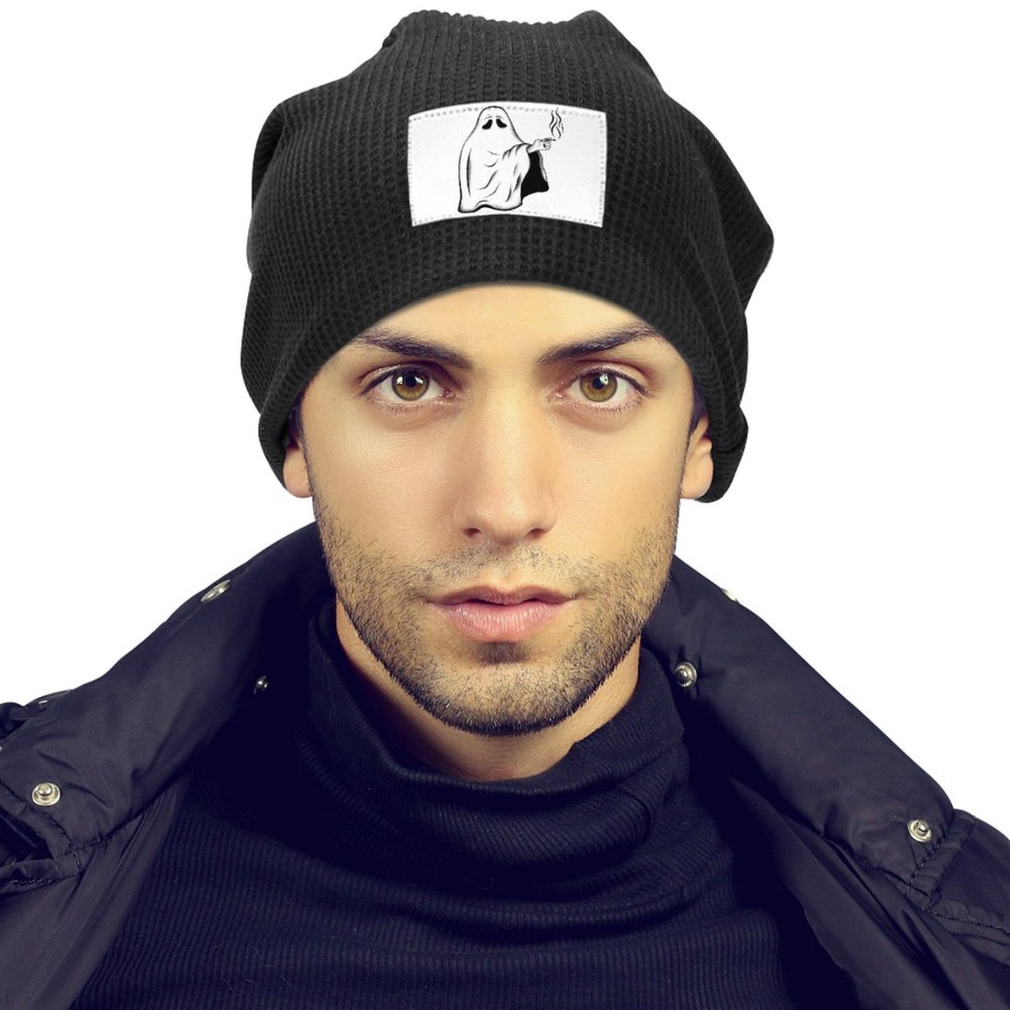 Winter Hats Plush Lined Beanie Knit Chunky