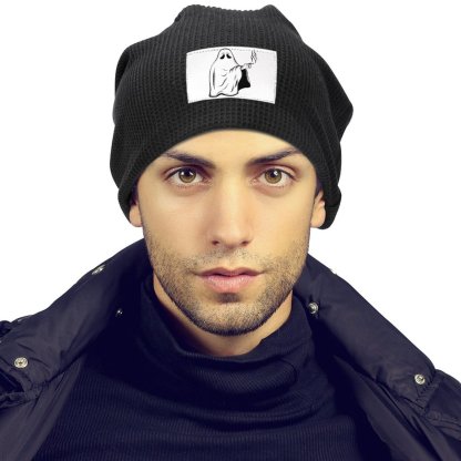 Winter Hats Plush Lined Beanie Knit Chunky