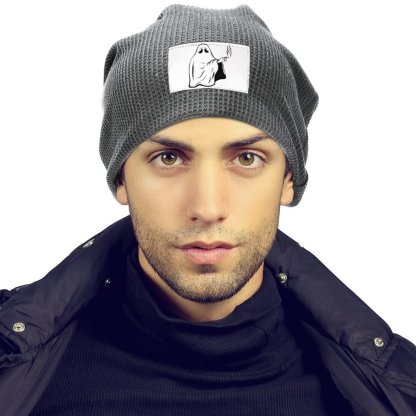 Winter Hats Plush Lined Beanie Knit Chunky