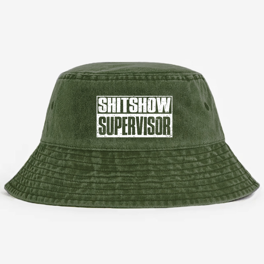 Shit Show Supervisor Exclusive Custom Bucket Hat Unmatched Comfort and Style