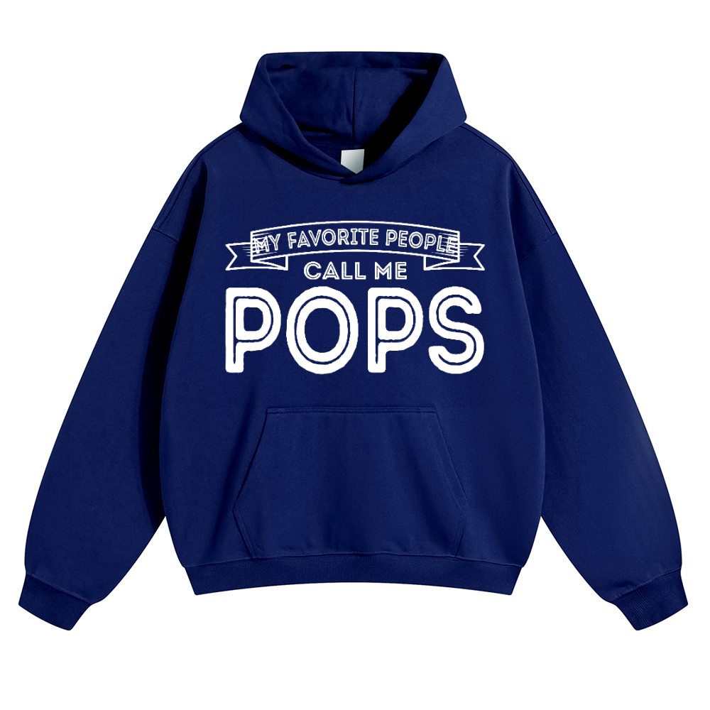 My Favorite People Call Me Pops Pods Hoodie