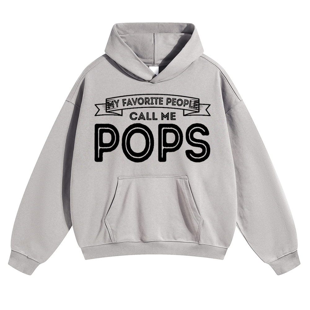 My Favorite People Call Me Pops Pods Hoodie