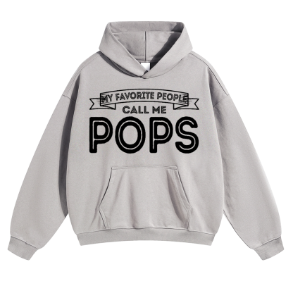 My Favorite People Call Me Pops Pods Hoodie