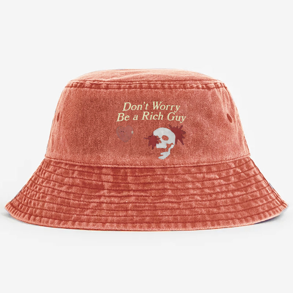 Don't Worry Be A Rich Guy Pods  Bucket Hat Unmatched Comfort and Style
