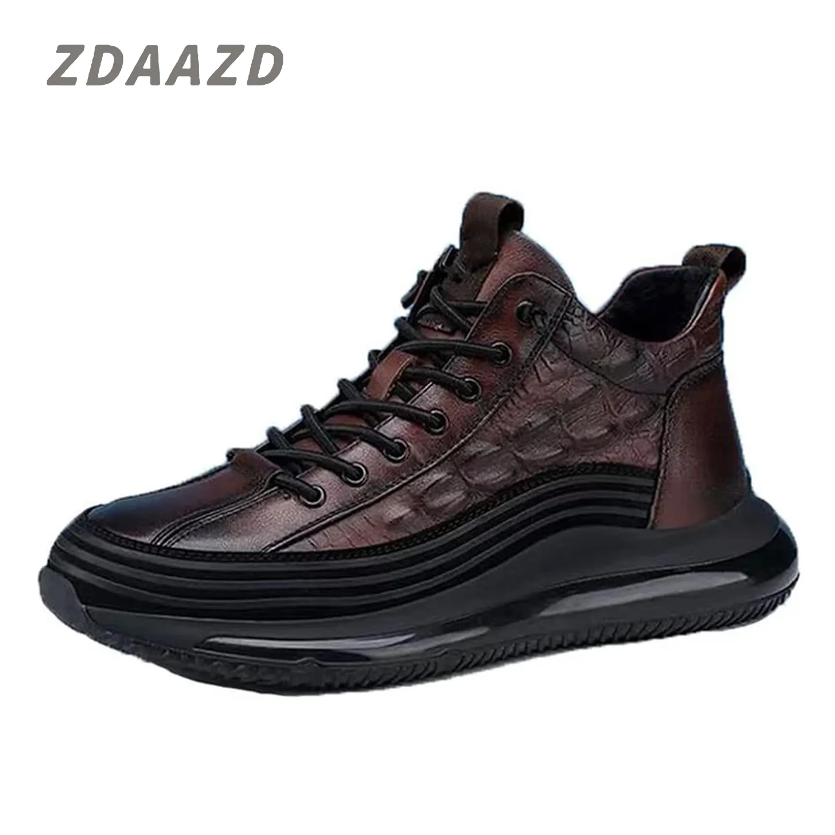 New casual sports leather shoes